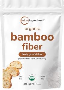 2lbs Organic Bamboo Fiber Powder for Low Carb Baking