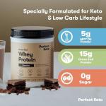 Keto Whey Protein Isolate Shake - Chocolate Flavor
