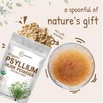 Organic Psyllium Husk Powder - Keto Fiber Supplement