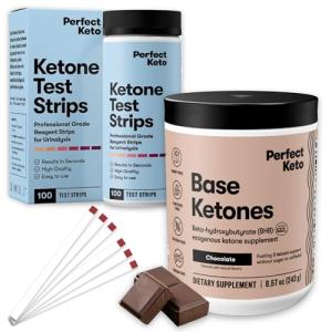 Keto Ketone Bundle: Exogenous Powder & Test Strips