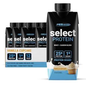 PEScience Keto Protein Shake, Vanilla Cupcake, 12 Pack