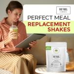 FAT FUEL Keto Matcha Meal Replacement — 15 Servings