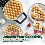 Keto Bubble Waffle Maker for Easy Breakfast Treats
