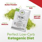 FAT FUEL Keto Matcha Meal Replacement — 15 Servings