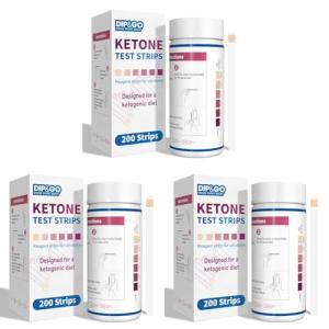 200 Premium Keto Urine Test Strips - Pack of 3
