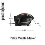 Compact Mini Waffle Maker for Keto Chaffles