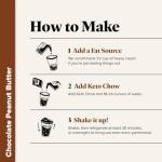 Keto Chow Chocolate Peanut Butter Meal Shake