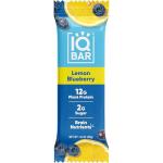 IQBAR Brain and Body Keto Protein Bars - Lemon Blueberry Keto Bars - 4 Count Energy Bars - Low Carb Protein Bars - High Fiber Vegan Bars and Low Sugar Meal Replacement Bars - Vegan Snack