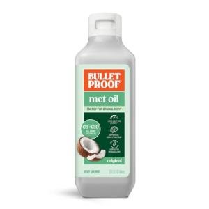 Bulletproof MCT Oil Made with C10 and C8 Oil, 32 Ounces, Keto Supplement for Sustained Energy, Brain and Body Fuel, Add to Coffee and Smoothies