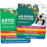 Air Fryer & Keto Cookbook Magnets - Set of 2 (7”x6”) - Air Fryer Accessories & Keto Meal Plan Cookbook - Airfryer Kitchen Appliances - Keto Foods & Keto Diet Book for Beginners - Kitchen Gadgets 2026
