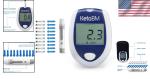 Portable Ketone Testing Kit: Blood Meter, Lancing Device & Strips Included