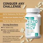 KetoZest 1600mg ACV BHB Capsules for Weight Loss