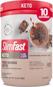 SlimFast Keto Fudge Brownie Meal Replacement Shake