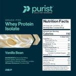 Vanilla Grassfed Whey Protein Powder - Keto Friendly