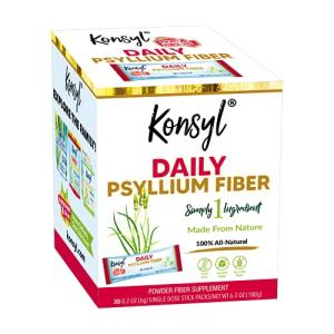 Konsyl Psyllium Fiber Powder Sticks - 30 Packets