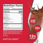 KetoLogic Meal Replacement Shake - 25.2 Ounces