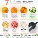 Magiccos 14-Cup French-Fry-Cutter Food Processor for Keto!