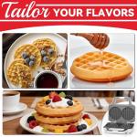 SugarWhisk Mini Waffle Maker for Keto Chaffles