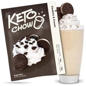 Keto Chow Gourmet Meal Replacement – Cookies and Cream