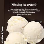 Keto Chow Gourmet Meal Replacement – Cookies and Cream