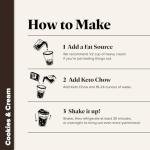 Keto Chow Gourmet Meal Replacement – Cookies and Cream