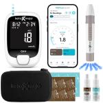 Bluetooth Glucose and Ketone Testing Kit with App