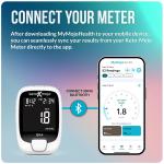 Bluetooth Glucose and Ketone Testing Kit with App