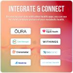 Bluetooth Glucose and Ketone Testing Kit with App