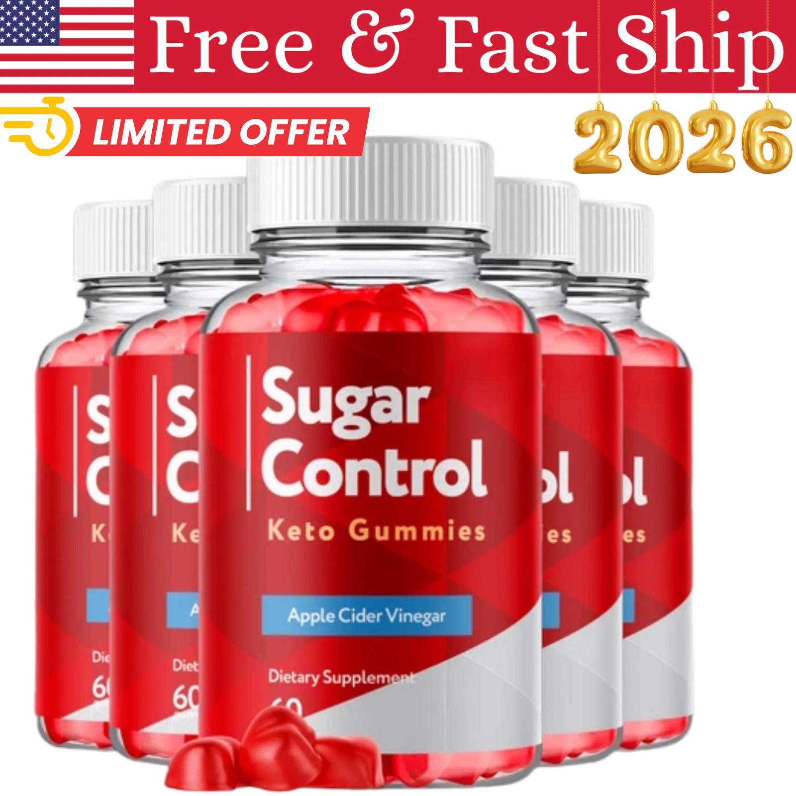 Sugar Control Keto ACV Gummies - 1000MG, 5 Pack