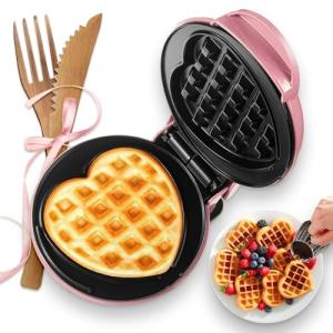 Mini Heart Waffle Maker for Keto Lovers