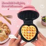 Mini Heart Waffle Maker for Keto Lovers