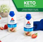Atkins Strawberry Protein Shake, Keto, 2 Pack
