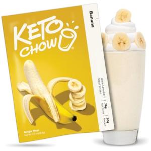 Keto Chow Banana Meal Replacement Shake Powder