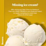 Keto Chow Banana Meal Replacement Shake Powder