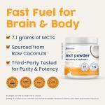 NativePath Unflavored MCT Oil Powder – Keto Friendly