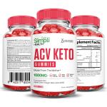 Simpli Health Keto ACV Gummies 1000MG, 120 Count