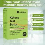 200 Ketone Test Strips with Color Chart