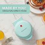 Compact Electric Nonstick Mini Waffle Maker