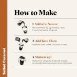 Keto Chow Salted Caramel Meal Replacement Shake