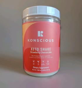 Konscious Keto Strawberry Shake for Weight Loss