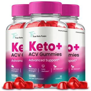 True Keto Fusion Max Strength ACV Gummies - 3 Pack
