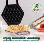Keto Bubble Waffle Maker for Delicious Chaffles