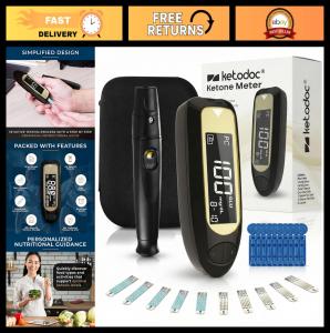Ketone Testing Kit with Meter, Strips, and Lancets