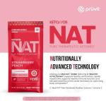PRUVIT Keto Nat Strawberry Peach Ketone Drink