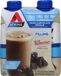 Atkins Dark Chocolate Protein Shake, Keto-Friendly