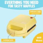 Nonstick Mini Waffle Maker for Quick, Tasty Treats
