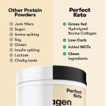 Keto Collagen Peptides Protein Powder with MCT Oil