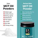 Perfect Keto MCT Oil Powder – Vanilla, 30 Servings