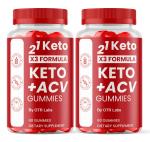 Keto+ ACV Gummy: 120 Gummies, 2 Bottles