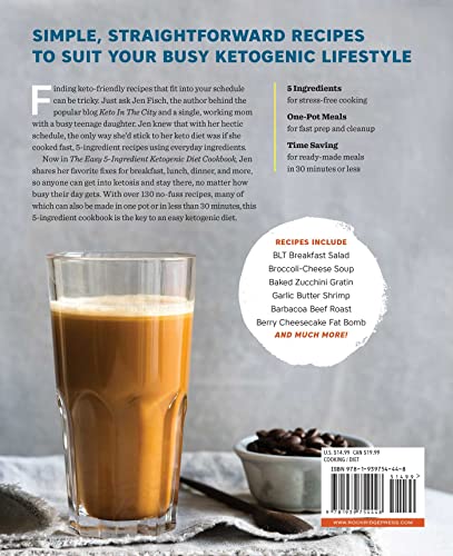 5-Ingredient Keto Diet Cookbook: Simple Low-Carb Recipes